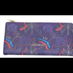 Izzy & Liv Aquatic Goddess Money Moves Zip Around Wallet